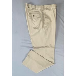 Brooks Brothers Light Weight Advantage Stretch Milano Chino Pants. Beige, 35X30.